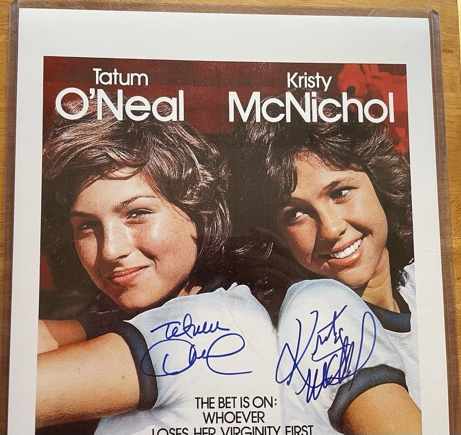 Tatum O'Neal, Kristy McNichol — "LITTLE DARLINGS" Kristy McNichol & Tatum O'Neal Autographed Photo In-Person COA, изображение 4