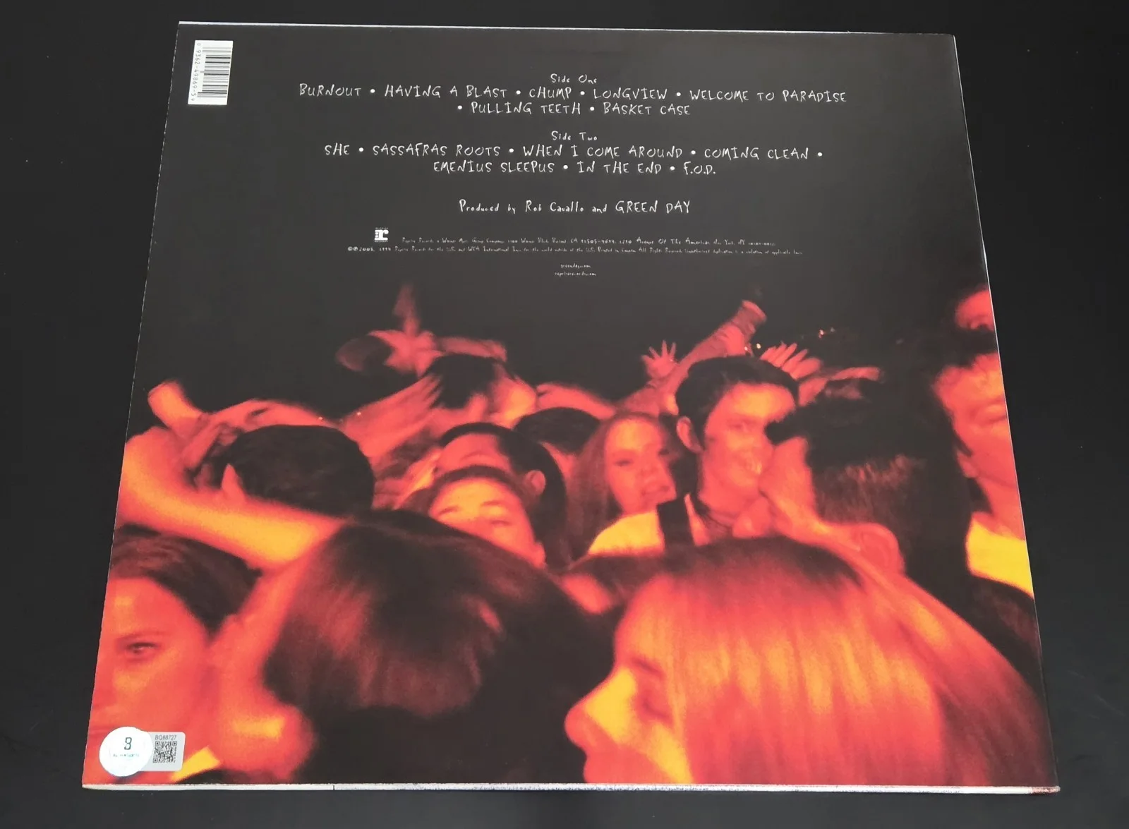 GREEN DAY TRE & MIKE signed autographed "DOOKIE" VINYL RECORD LP BECKETT (BAS), image 3