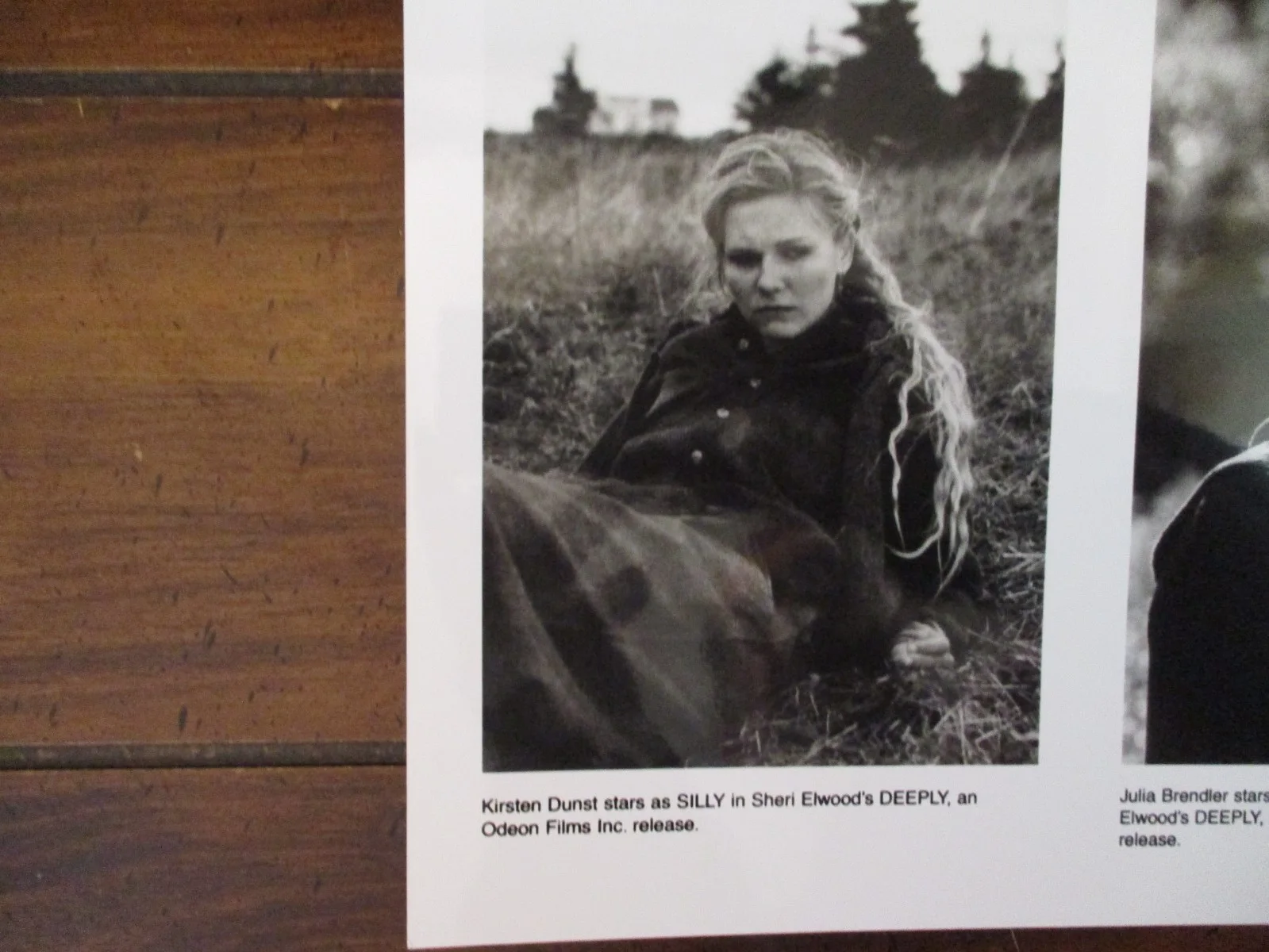 Kirsten Dunst/Julia Brendler(DEEPLY)2000 10 x 8 Glossy Black & White Press Photo, изображение 2