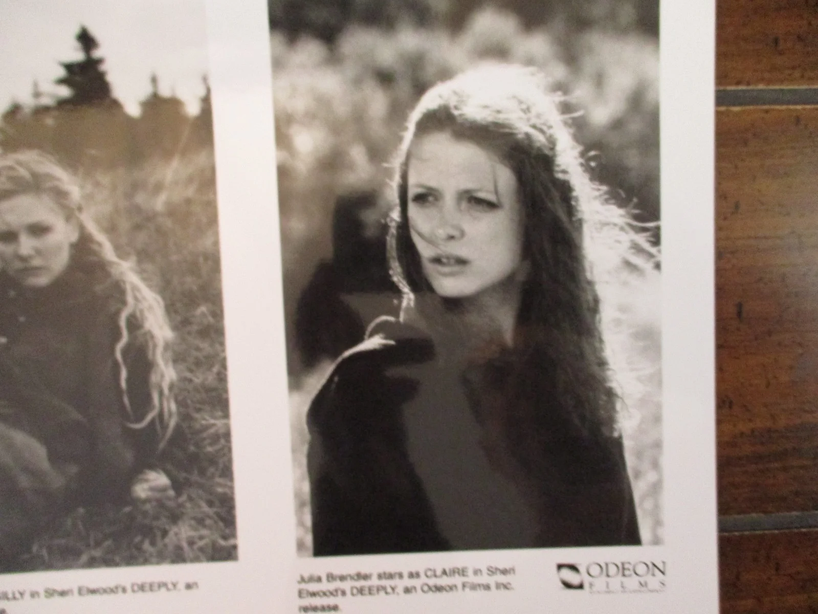 Kirsten Dunst/Julia Brendler(DEEPLY)2000 10 x 8 Glossy Black & White Press Photo, изображение 3