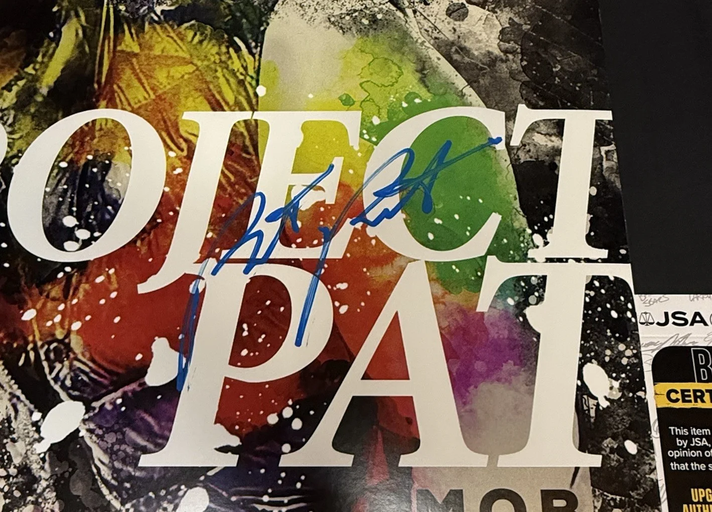 Project Pat Signed Vinyl M.O.B Autographed Album 3 6 Mafia Memphis Rapper JSA, изображение 2