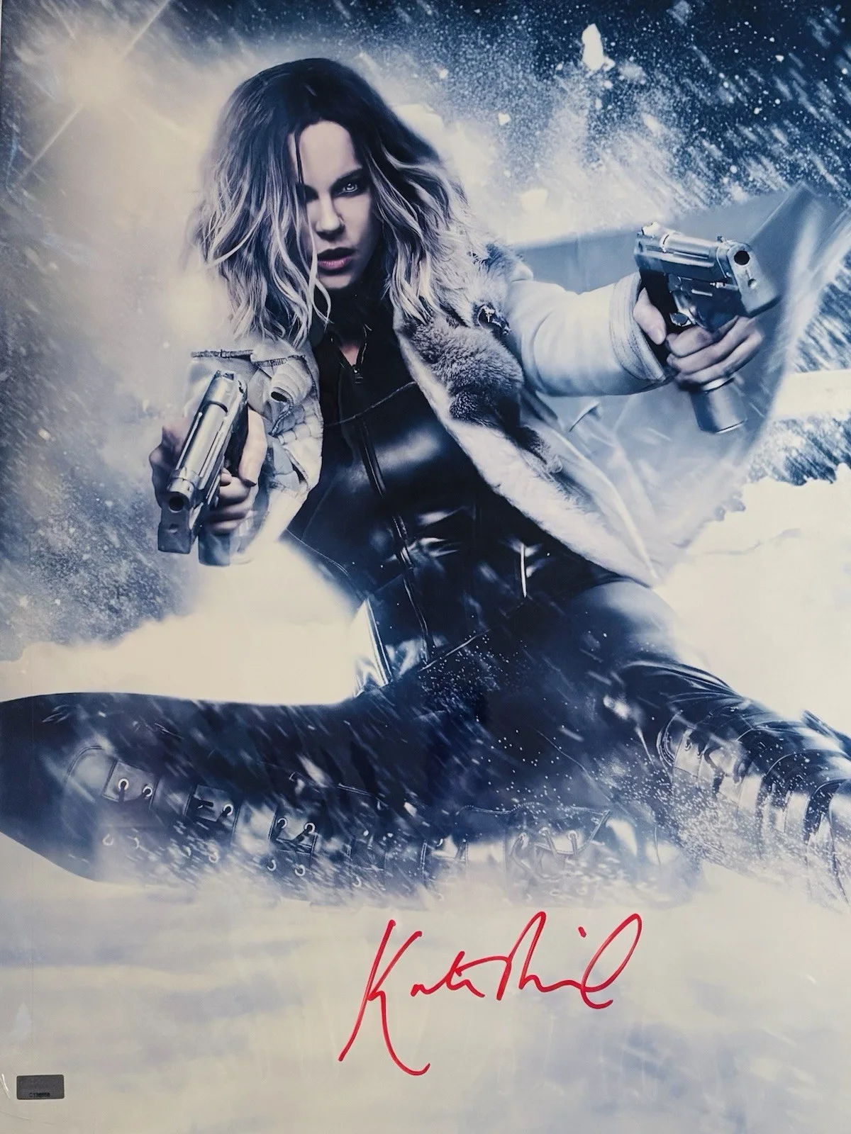 Kate Beckinsale Underworld Selene Single 16x20 COA Celebrity Authentication, image 3