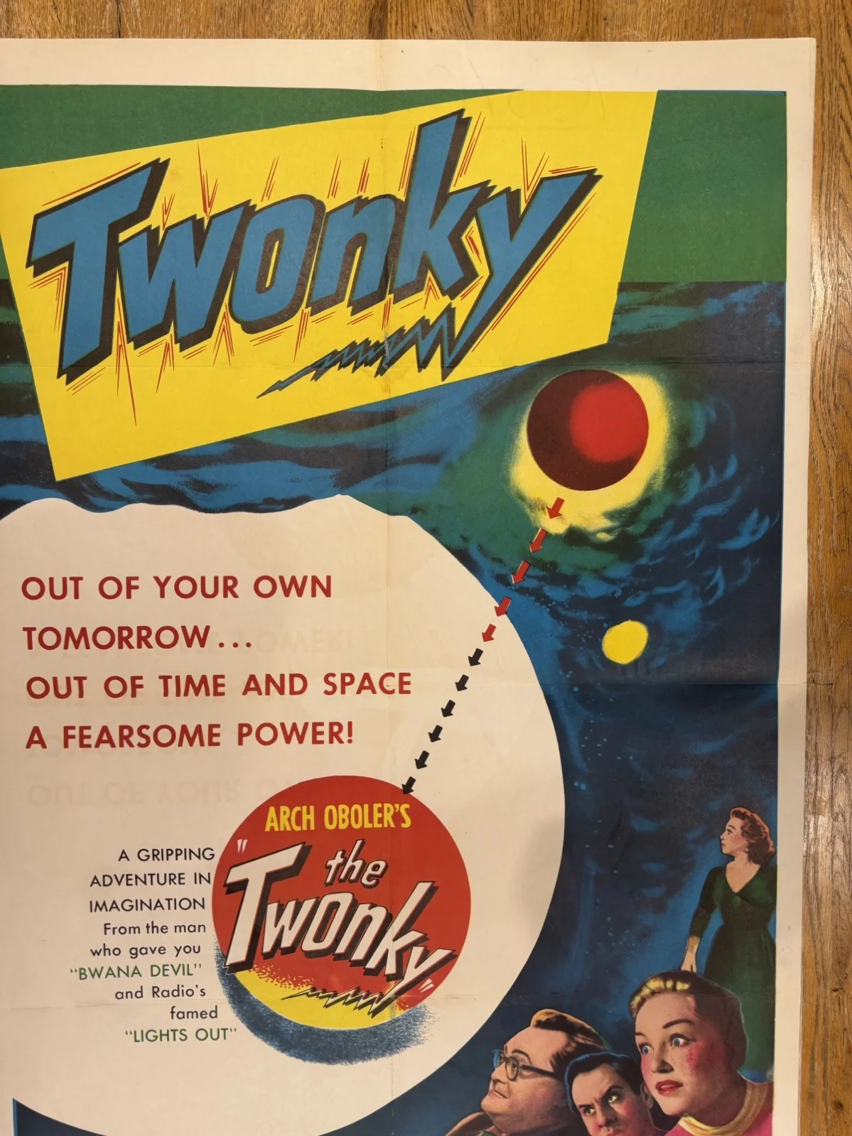 Twonky 1953 Original 27x41" US One Sheet Movie Poster Rare, image 4