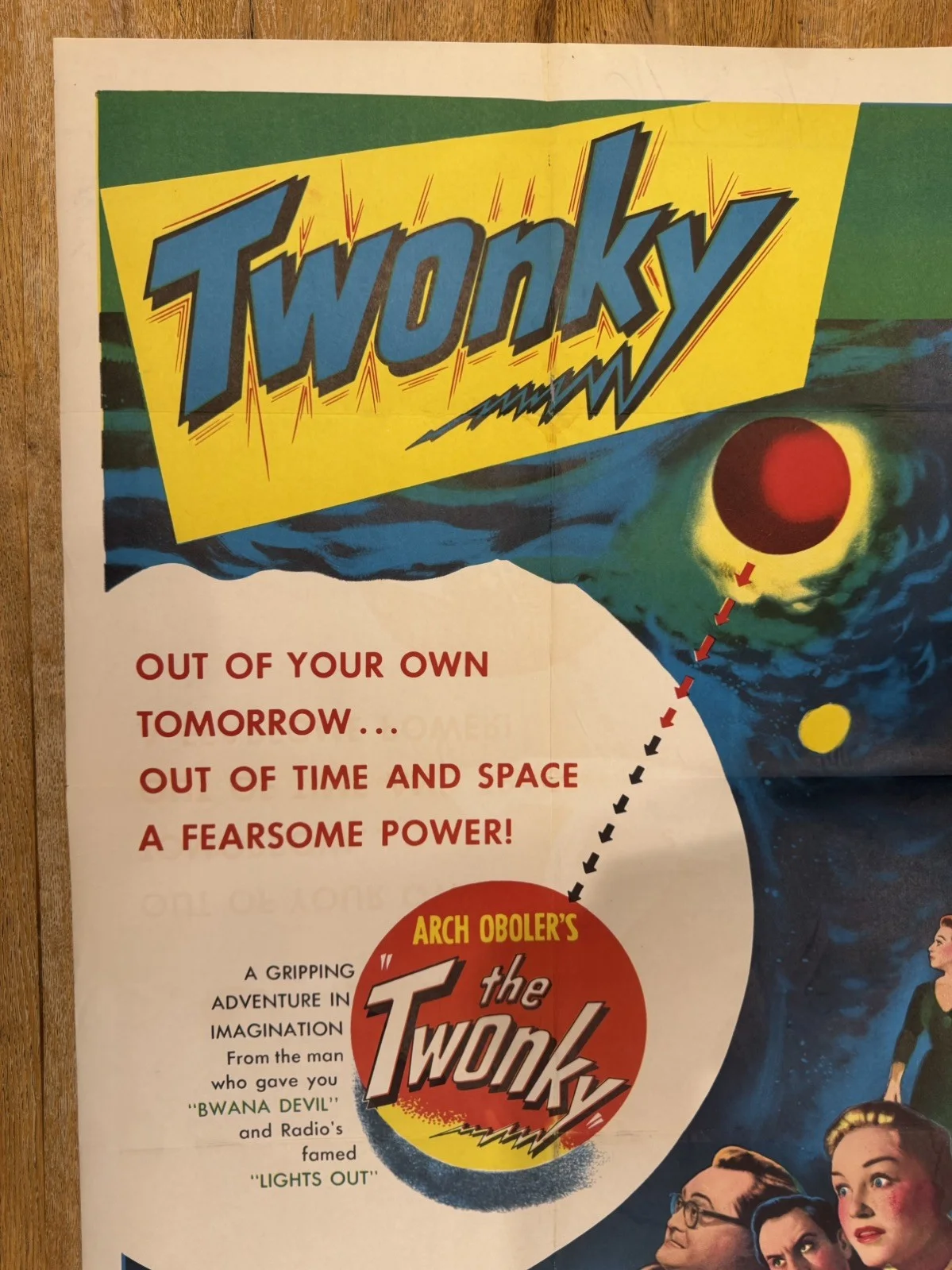 Twonky 1953 Original 27x41" US One Sheet Movie Poster Rare, image 5
