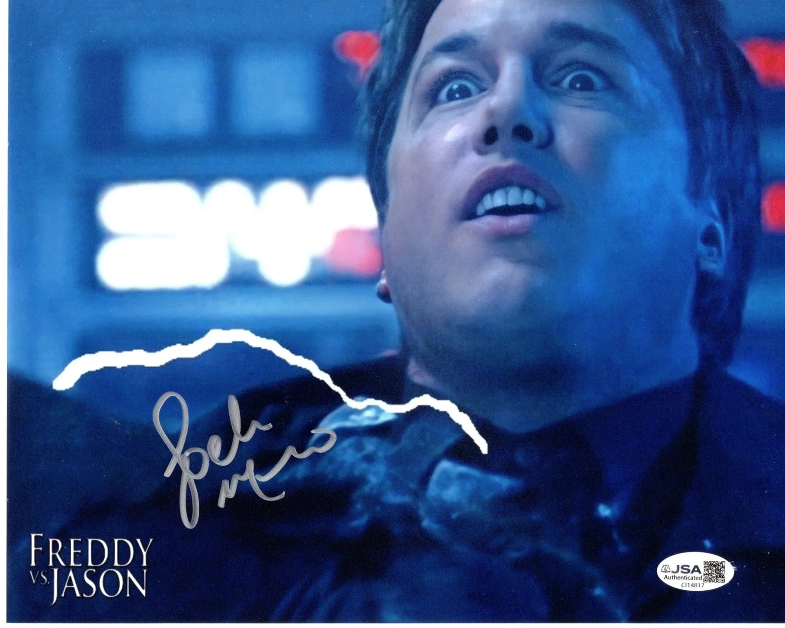 Lochlyn Munro — Lochlyn Munro signed 8x10 Photo Deputy Stubbs - Freddy vs JSA Authentication