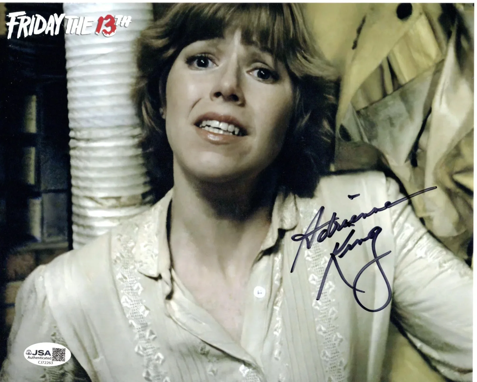 Adrienne King — Adrienne King signed 8x10 Photo Alice Hardy Friday the 13th JSA Authentication