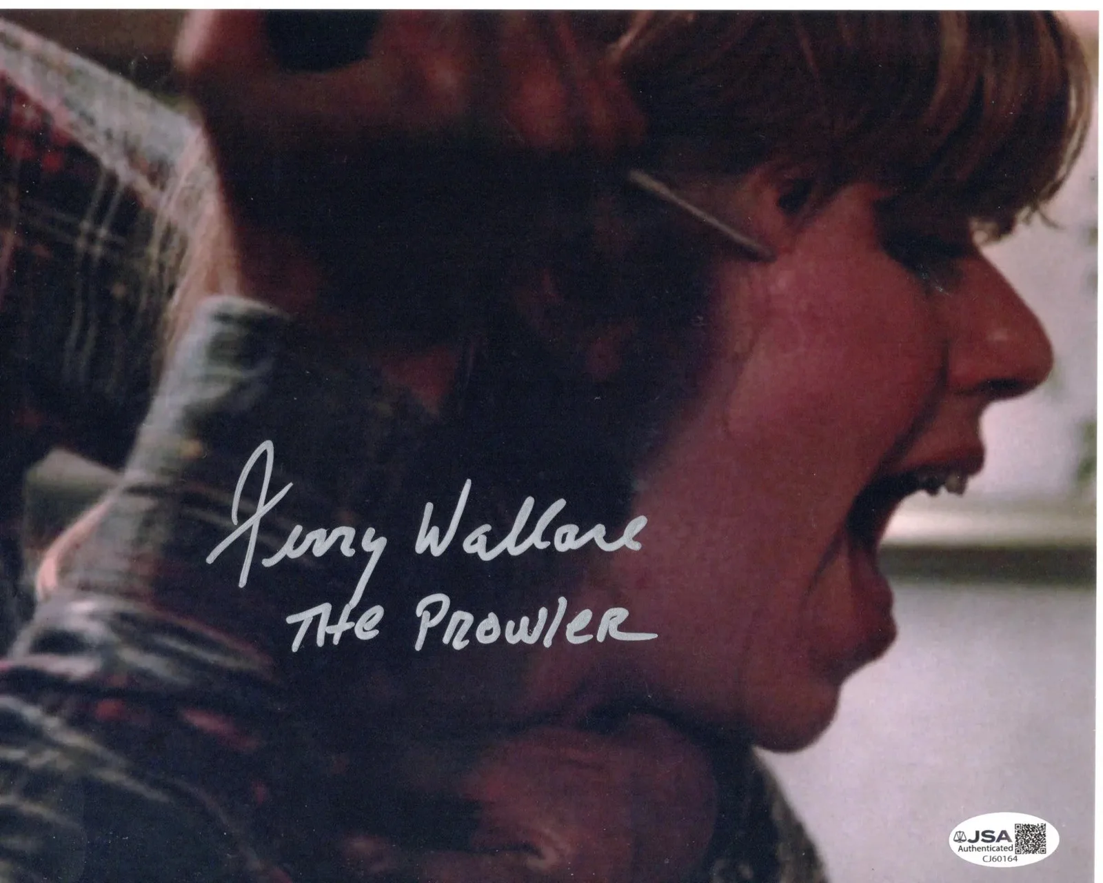 Jerry Wallace — Jerry Wallace signed 8x10 Photo The Prowler - Jason Voorhees JSA Authentication