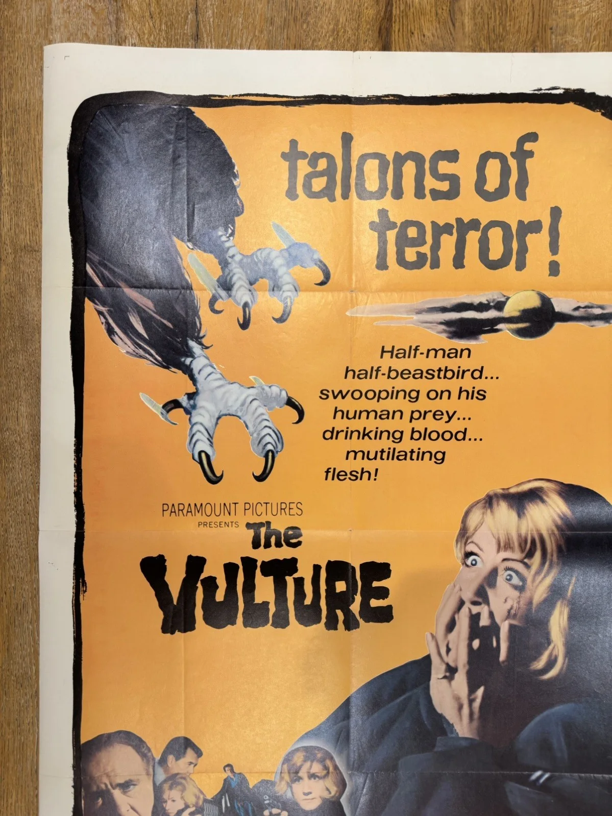 The Vulture 1966 27x41" US One Sheet Movie Poster, image 4