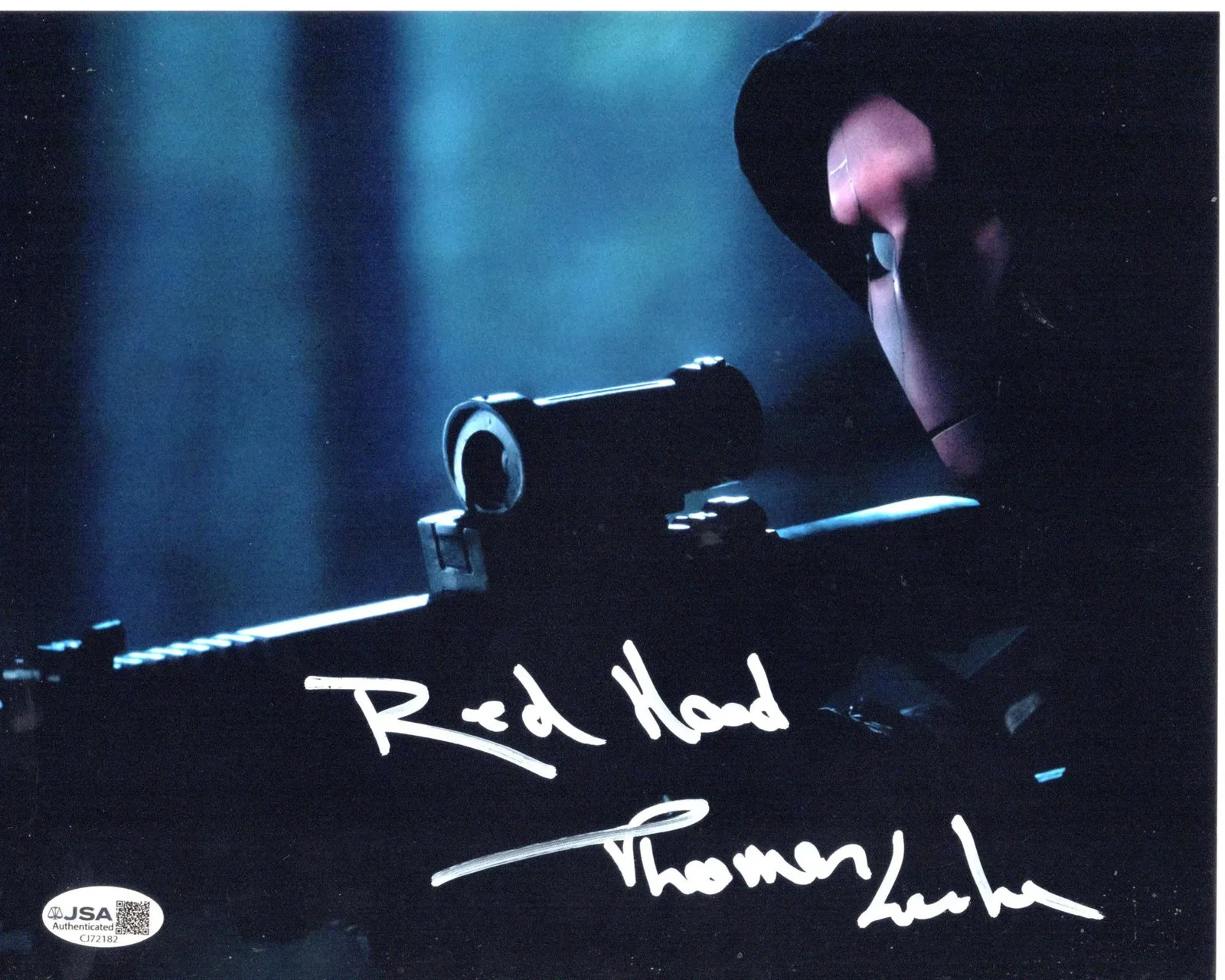 Thomas Lorber — Thomas Lorber signed 8x10 Photo Red Hood - DC's Titans JSA Authentication
