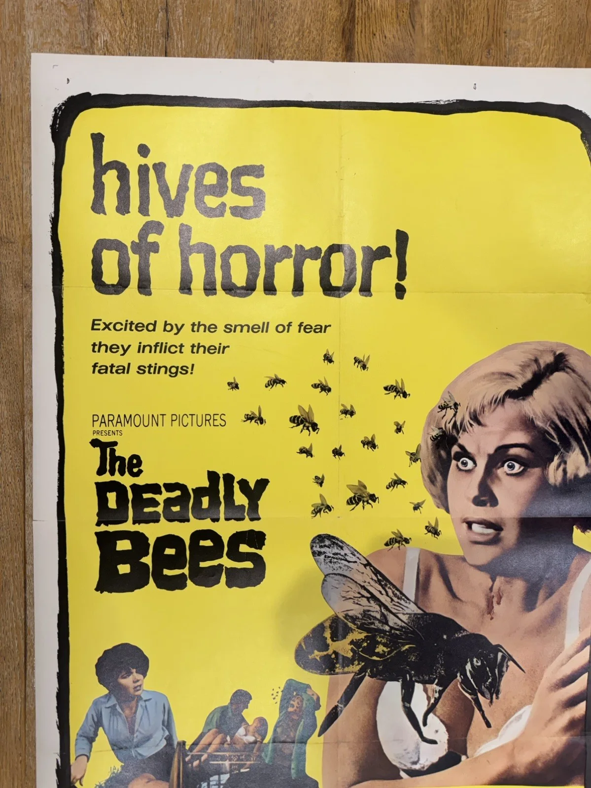 The Deadly Bees 1966 Original 27x41" US One Sheet Movie Poster, image 5