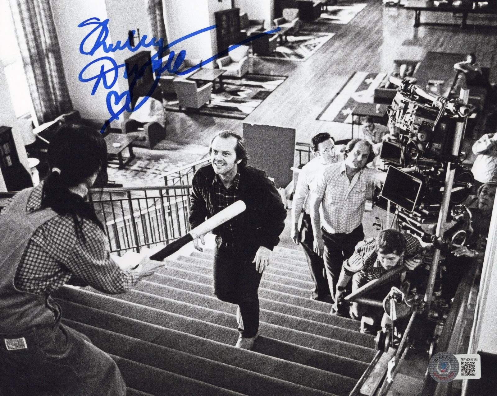 Shelley Duvall — SHELLEY DUVALL SIGNED 'THE SHINING' WENDY 8x10 PHOTO 3 AUTOGRAPH BECKETT BAS COA