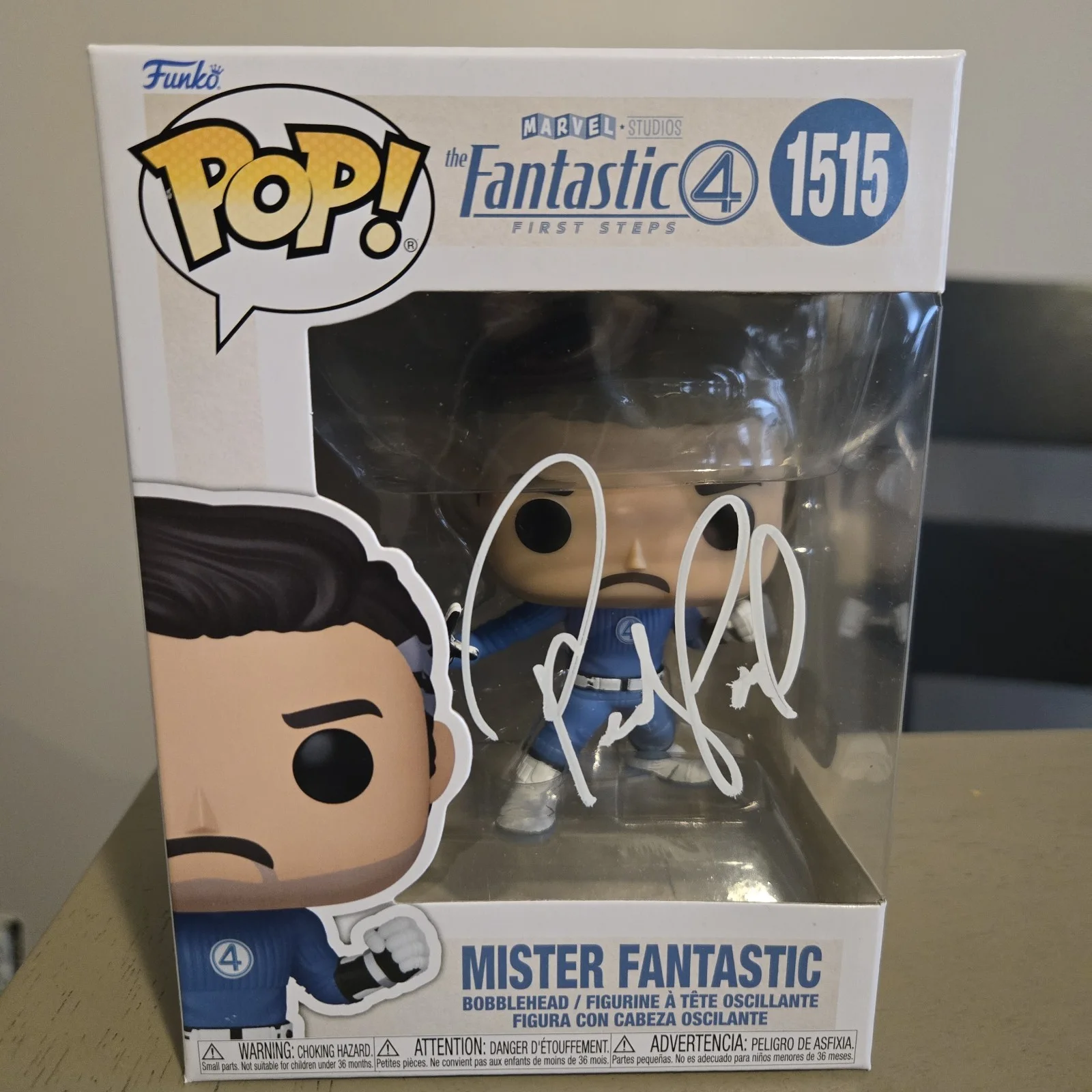 Pedro Pascal — Pedro Pascal Signed Mister Fantastic Fantastic Four Funko 1515 SWAU COA