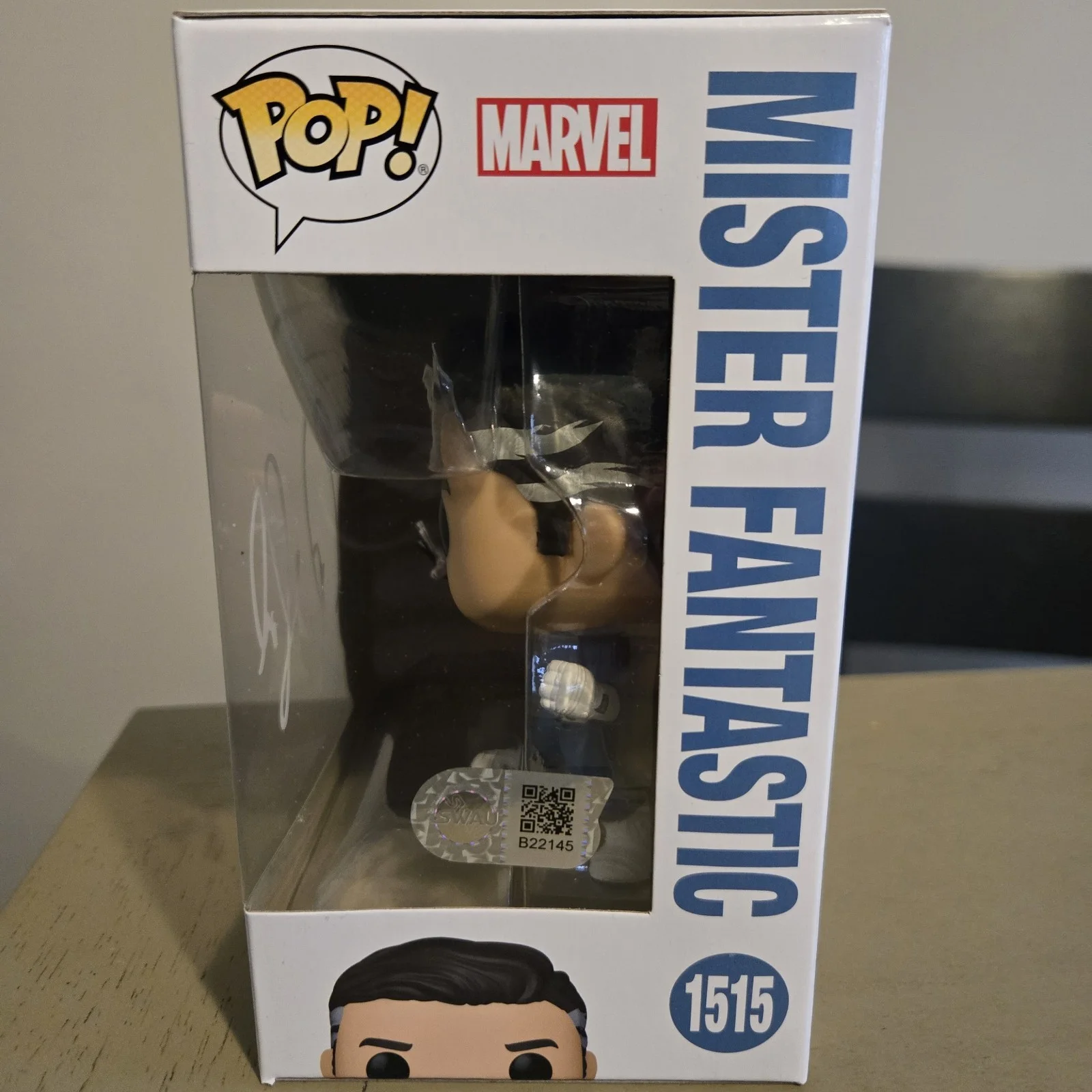 Pedro Pascal — Pedro Pascal Signed Mister Fantastic Fantastic Four Funko 1515 SWAU COA, изображение 4