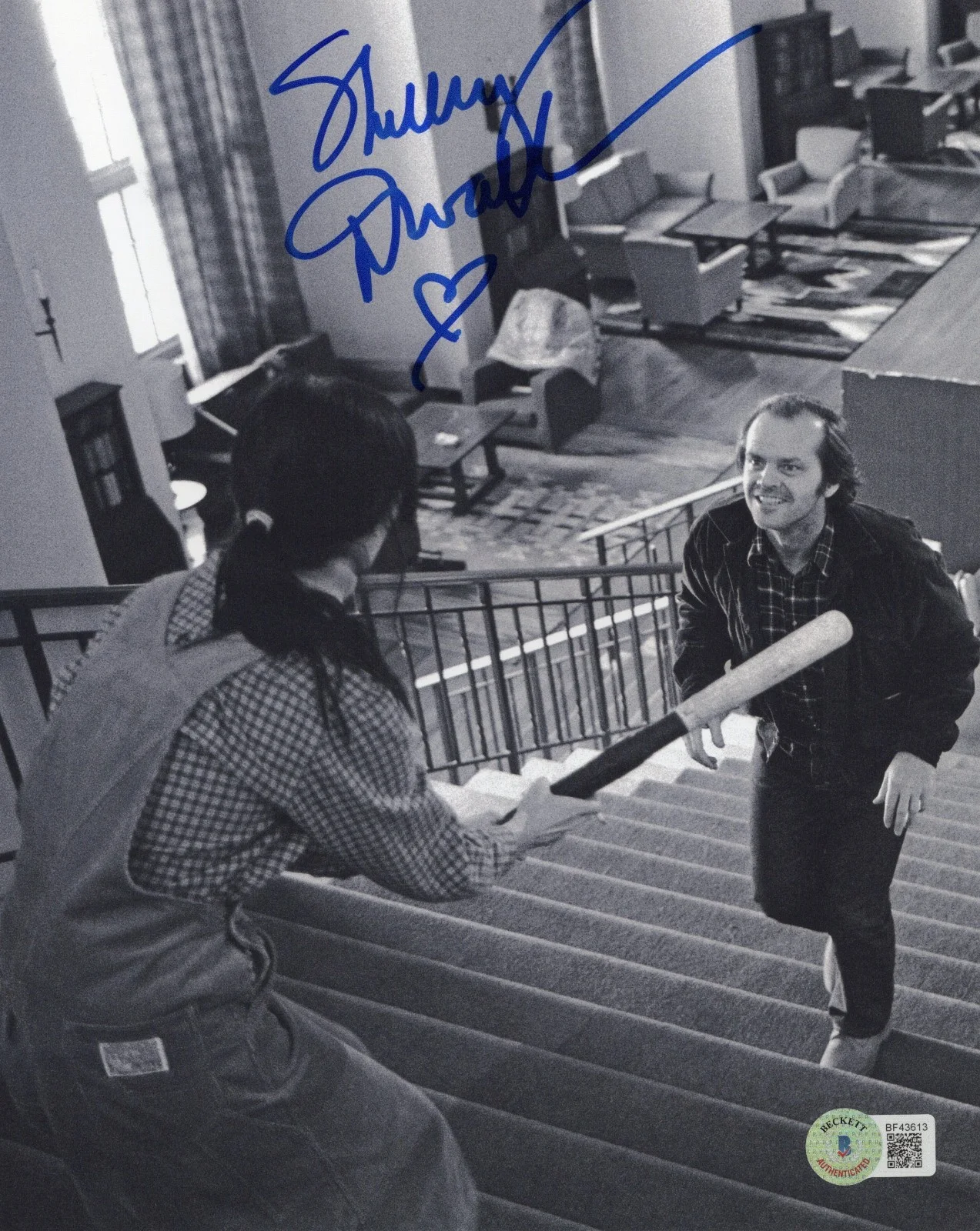 Shelley Duvall — SHELLEY DUVALL SIGNED 'THE SHINING' WENDY 8x10 PHOTO 2 AUTOGRAPH BECKETT BAS COA