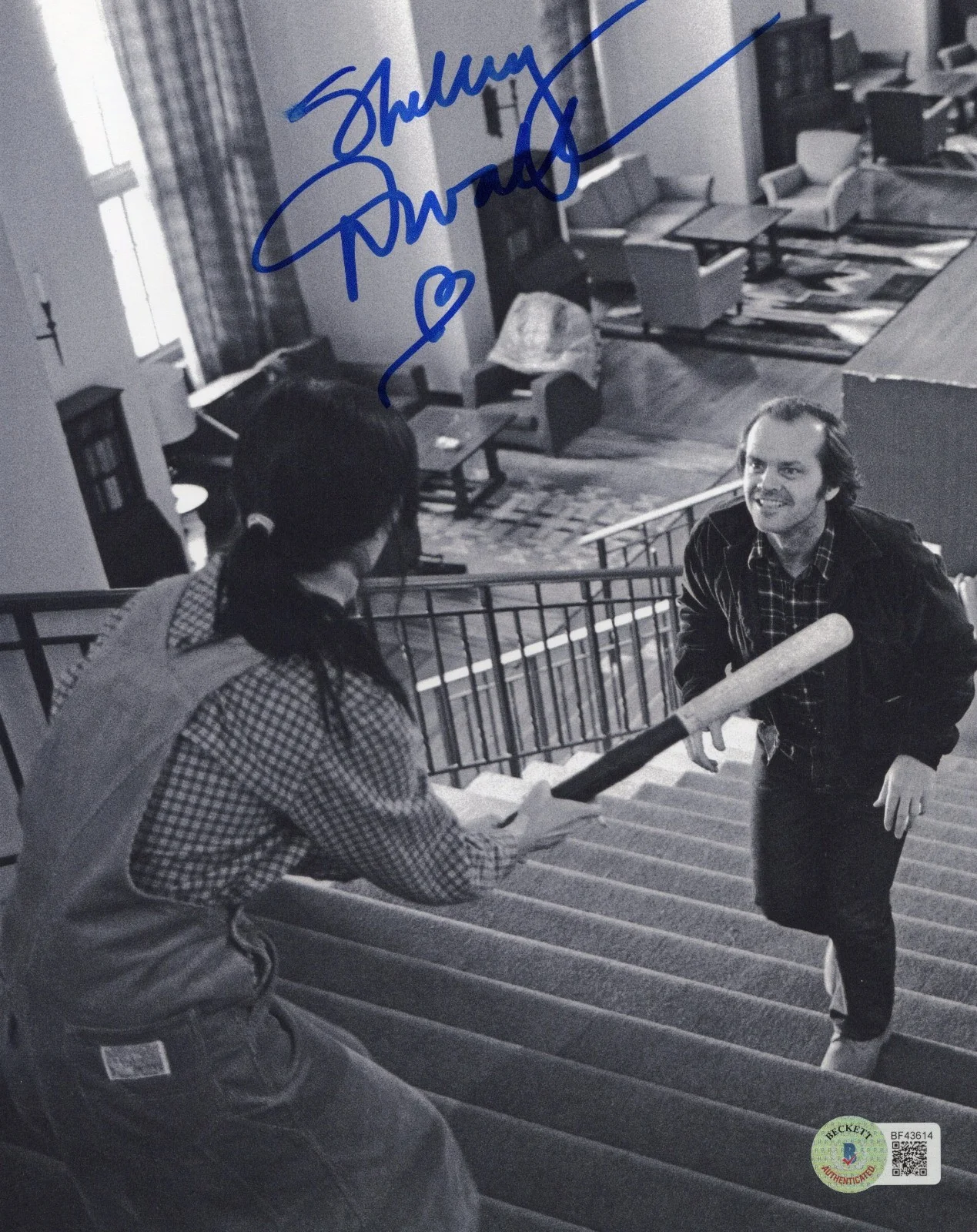 Shelley Duvall — SHELLEY DUVALL SIGNED 'THE SHINING' WENDY 8x10 PHOTO 2 AUTOGRAPH BECKETT BAS COA, image 2