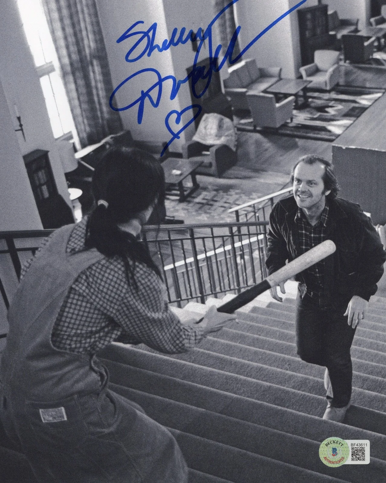 Shelley Duvall — SHELLEY DUVALL SIGNED 'THE SHINING' WENDY 8x10 PHOTO AUTOGRAPH BECKETT BAS COA