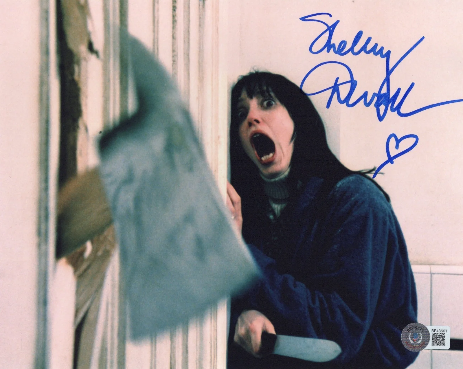 Shelley Duvall — SHELLEY DUVALL SIGNED 'THE SHINING' WENDY 8x10 PHOTO 3 HORROR MOVIE BECKETT COA