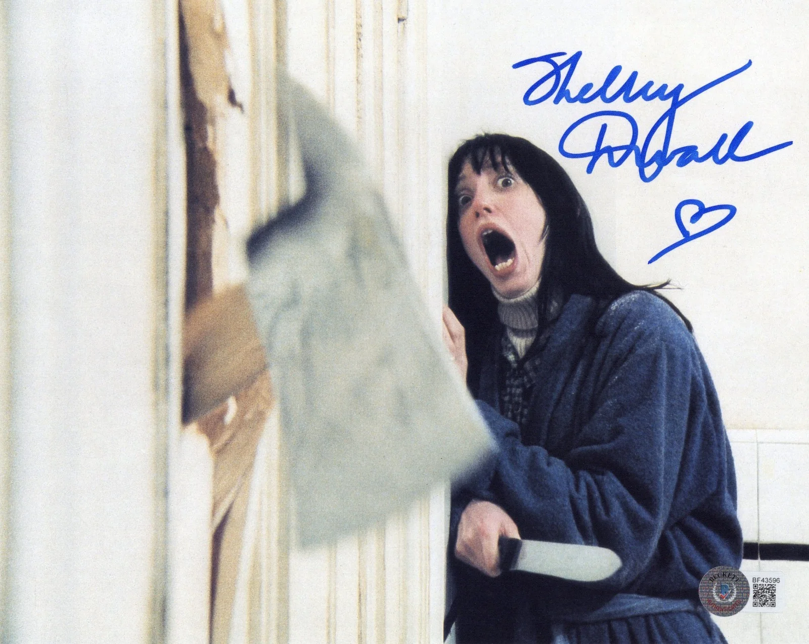 Shelley Duvall — SHELLEY DUVALL SIGNED 'THE SHINING' WENDY 8x10 PHOTO HORROR MOVIE BECKETT COA
