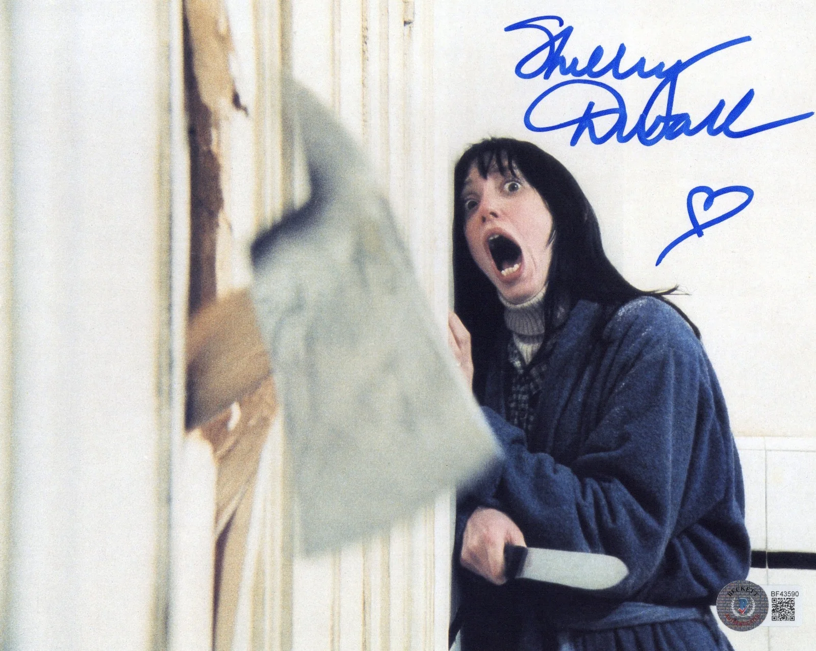 Shelley Duvall — SHELLEY DUVALL SIGNED 'THE SHINING' WENDY 8x10 MOVIE PHOTO HORROR BECKETT COA, изображение 2