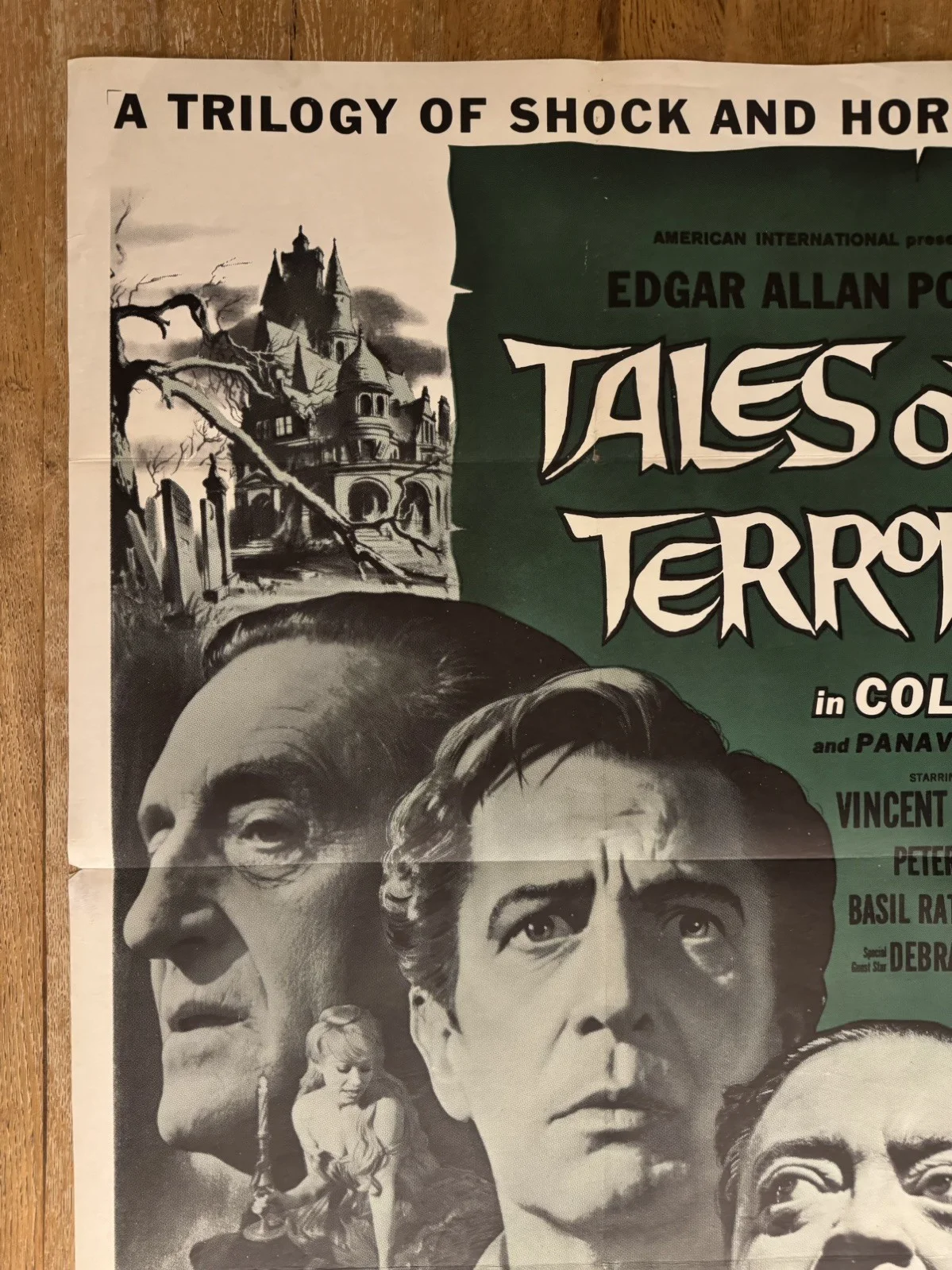 Tales of Terror 1962 Original 27x41" US One Sheet Movie Poster, изображение 2