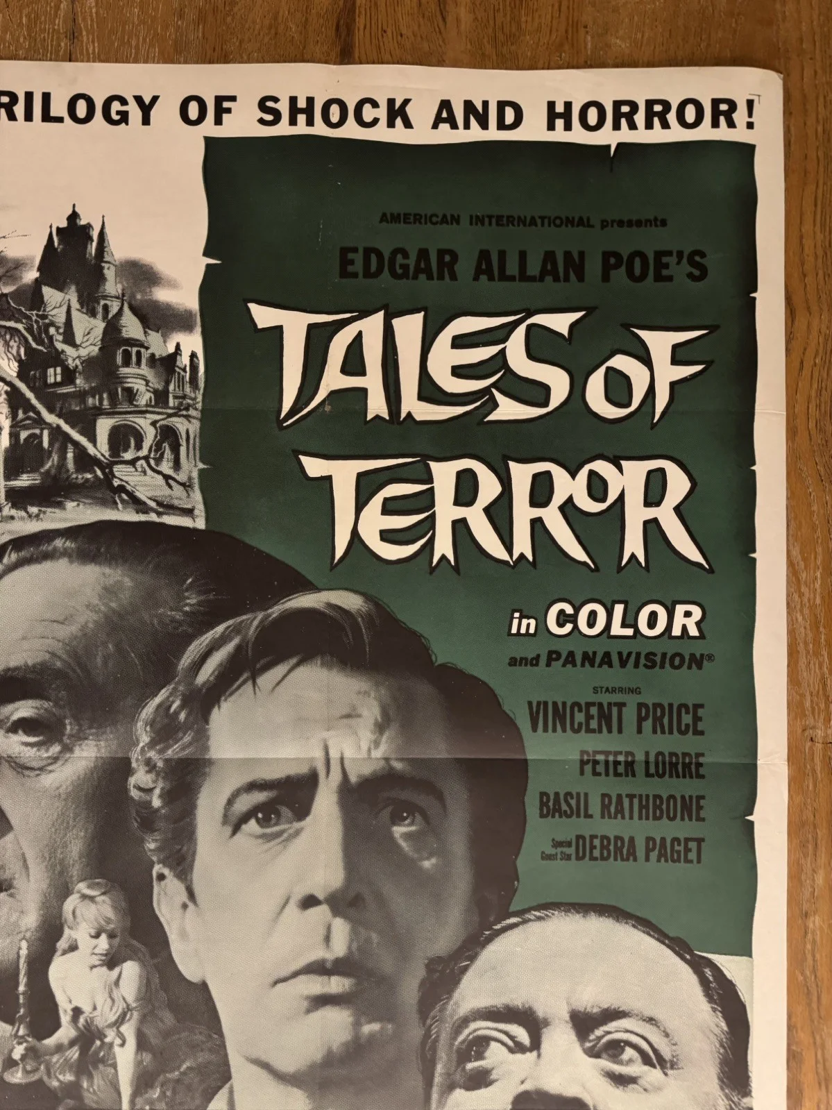 Tales of Terror 1962 Original 27x41" US One Sheet Movie Poster, изображение 5
