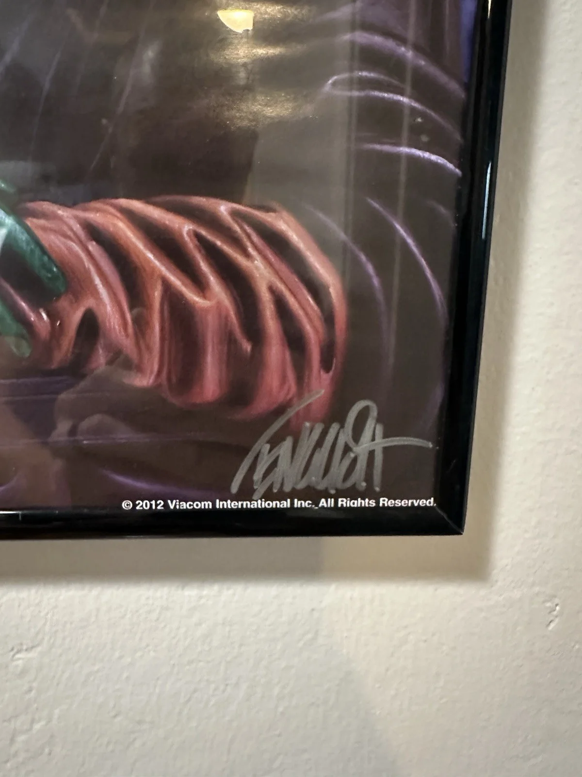 Ron English's LEONARDO as MONA LISA SDCC *RARE* Exclusive Poster - Signed (2012), image 2