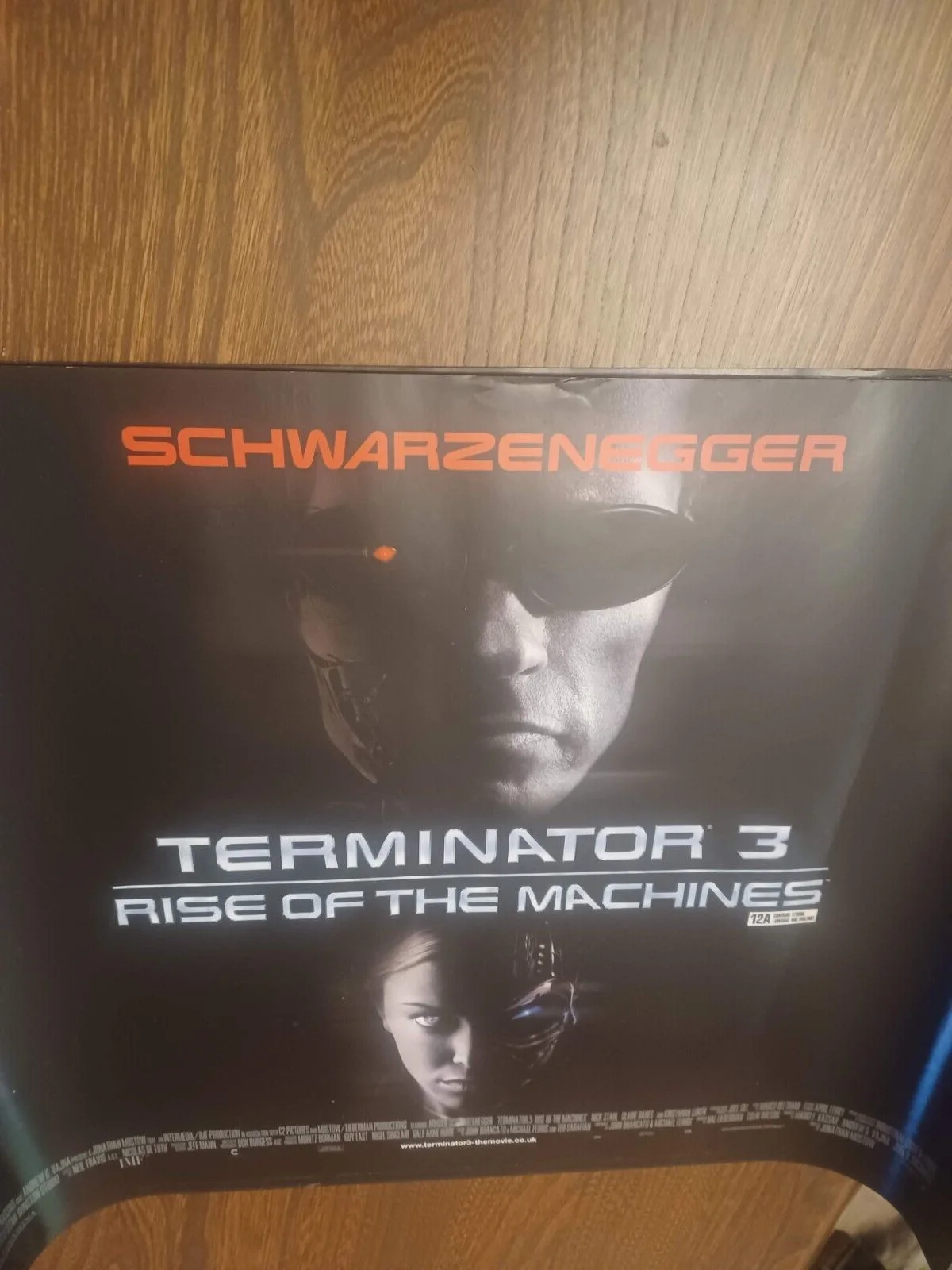 TERMINATOR 3: Rise Of The Machines original movie Mini Poster Schwarzenegger, изображение 2