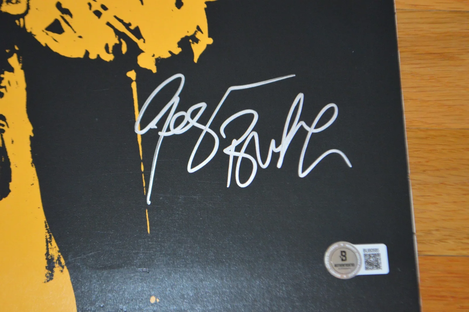 Black Sabbath Geezer Butler Signed "Vol 4" Vinyl LP COVER with Beckett Hologram, изображение 3