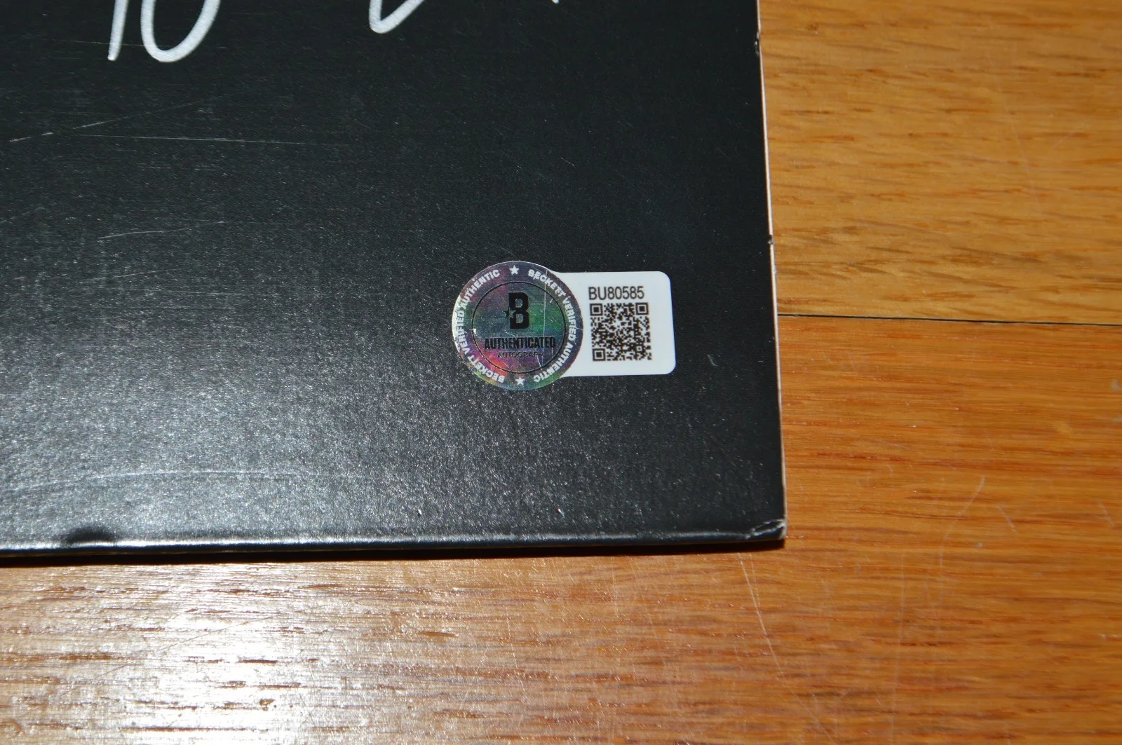 Black Sabbath Geezer Butler Signed "Vol 4" Vinyl LP COVER with Beckett Hologram, изображение 4