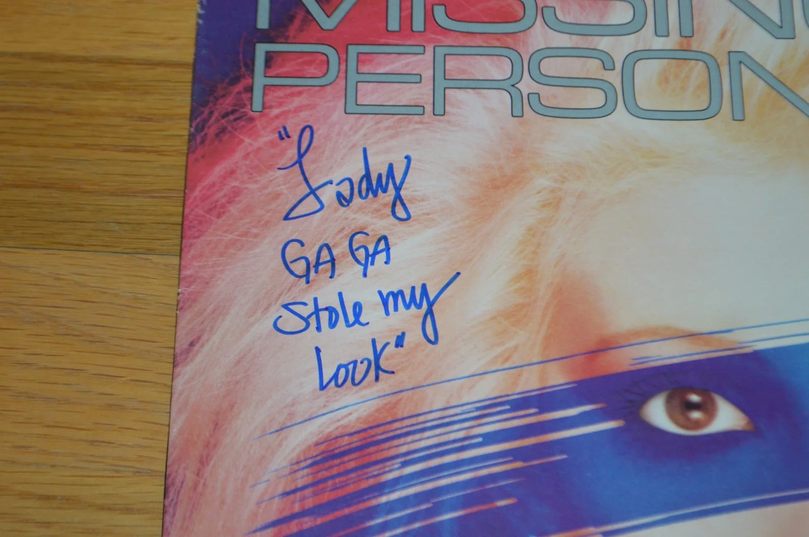 Missing Persons Dale Bozzio Signed "Spring Session M" Vinyl LP Cover w/ PSA COA, image 4