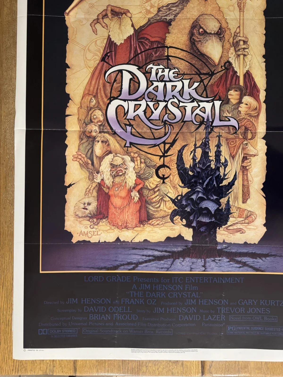 The Dark Crystal 1983 Original 27x41" US One Sheet Movie Poster, image 2