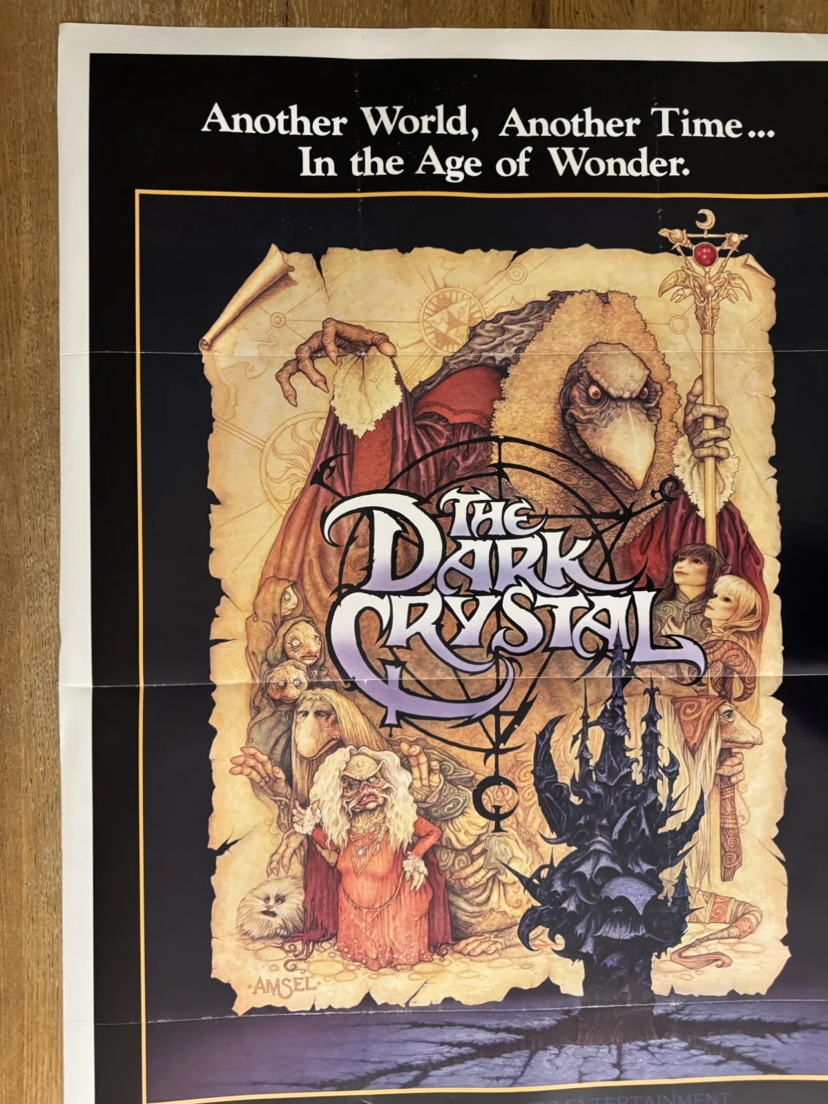 The Dark Crystal 1983 Original 27x41" US One Sheet Movie Poster, image 3