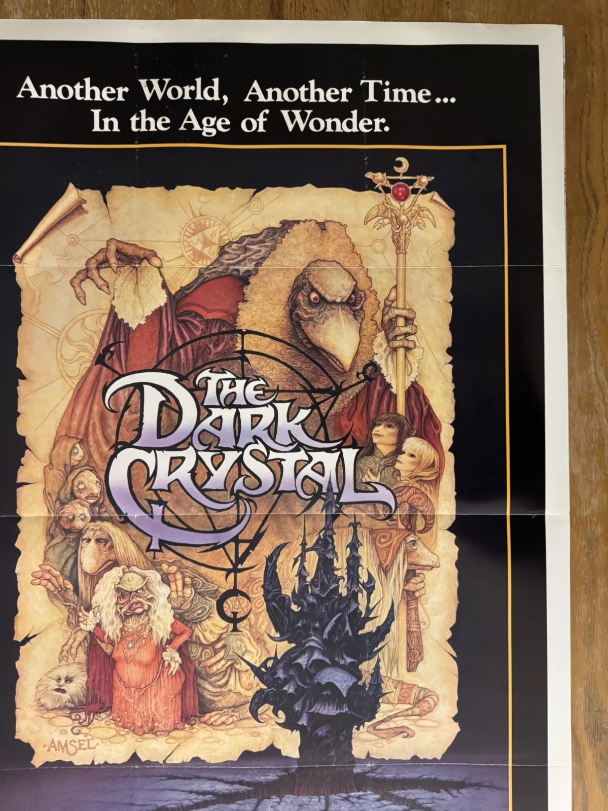 The Dark Crystal 1983 Original 27x41" US One Sheet Movie Poster, image 4