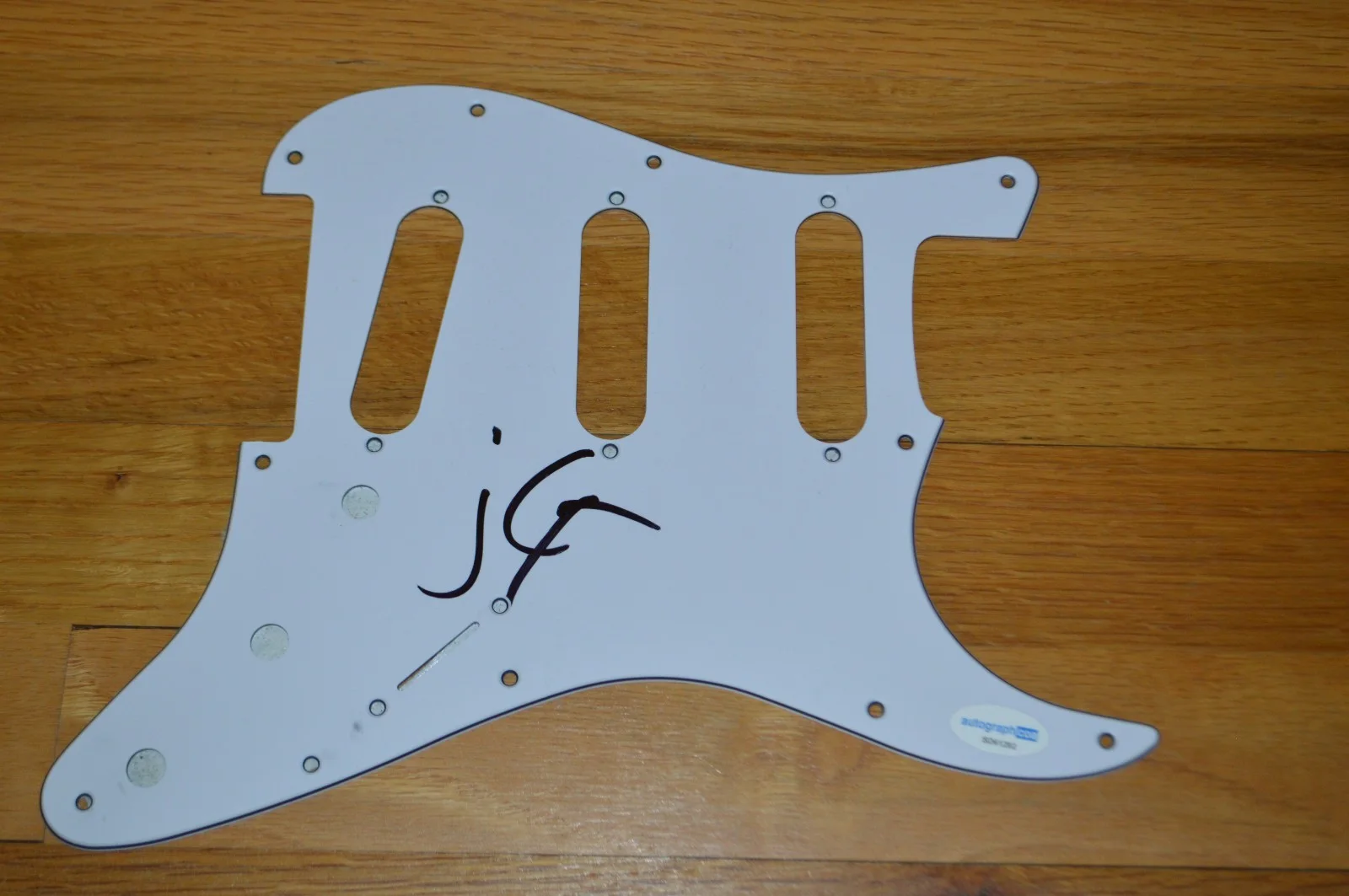 Lumineers Jeremiah Fraites Autographed Electric Guitar Pickguard ~ AUTOGRAPH COA, изображение 2