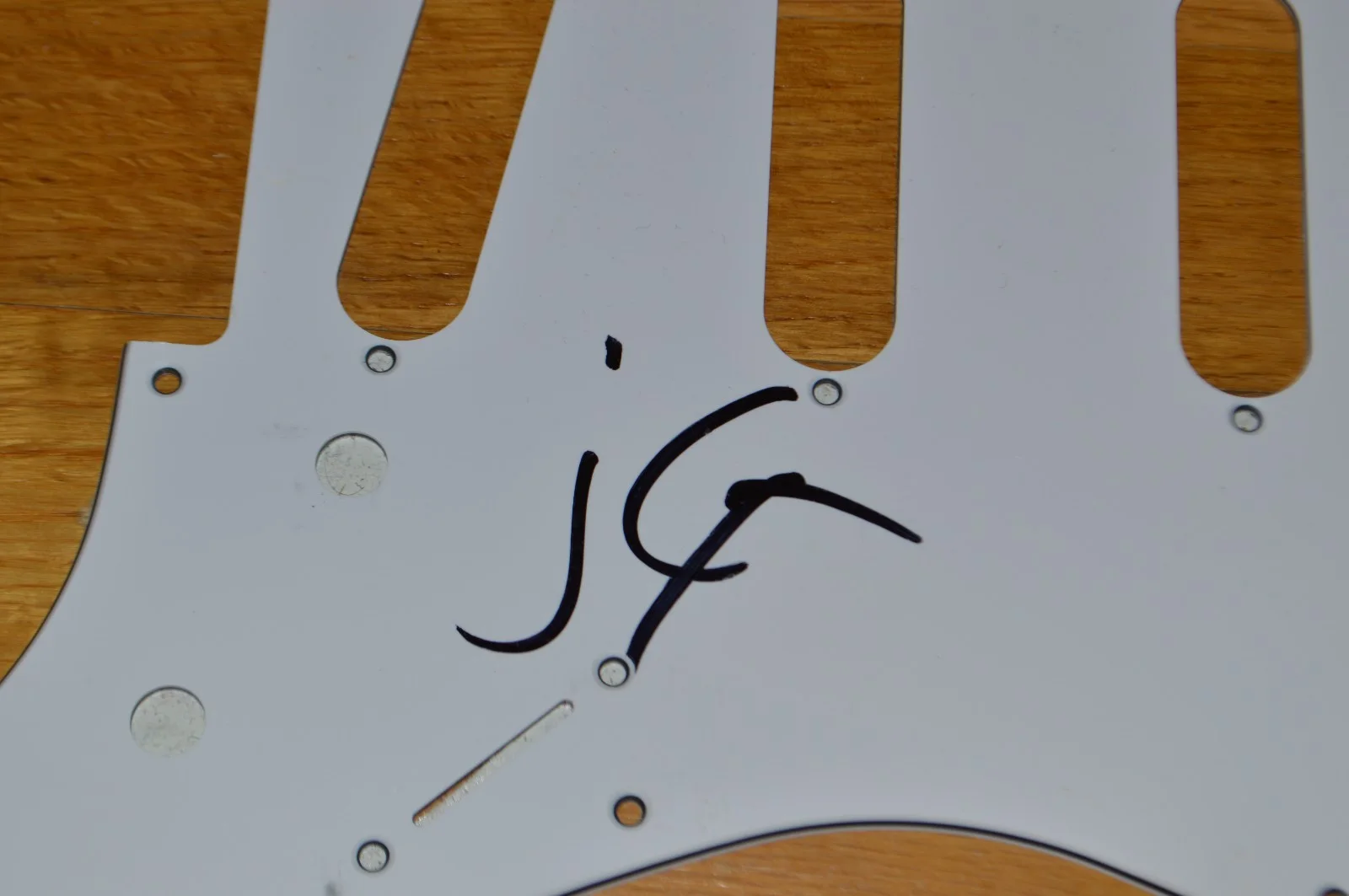 Lumineers Jeremiah Fraites Autographed Electric Guitar Pickguard ~ AUTOGRAPH COA, изображение 3