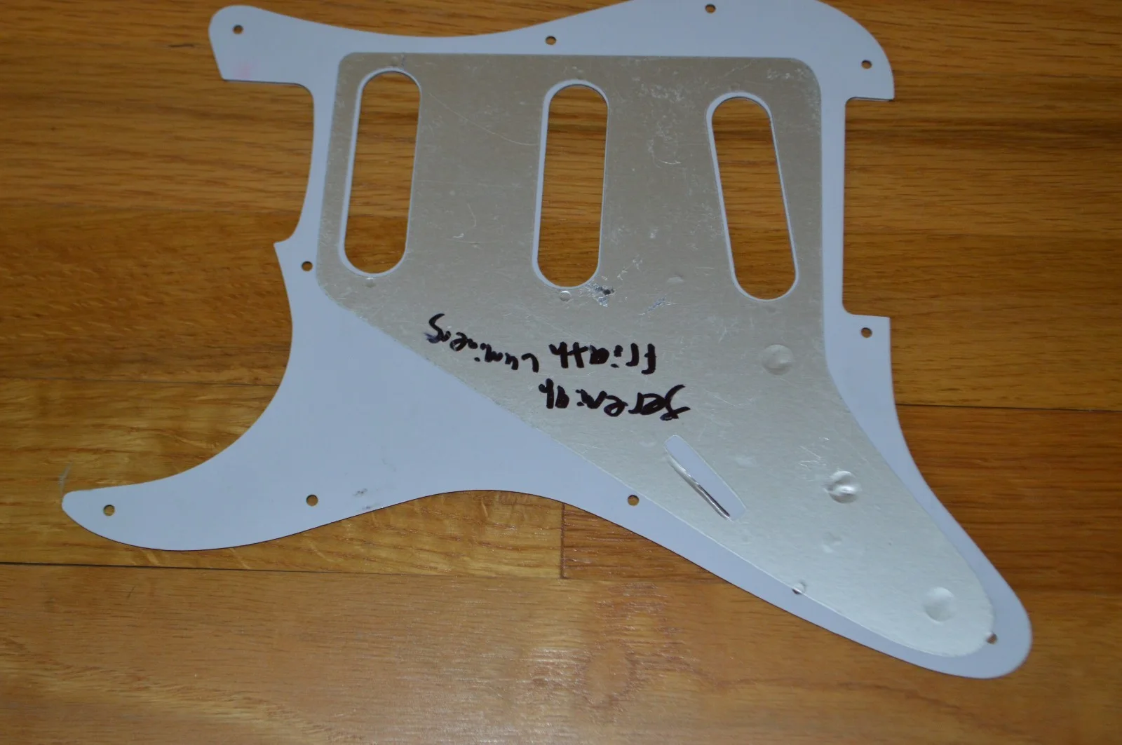 Lumineers Jeremiah Fraites Autographed Electric Guitar Pickguard ~ AUTOGRAPH COA, изображение 4