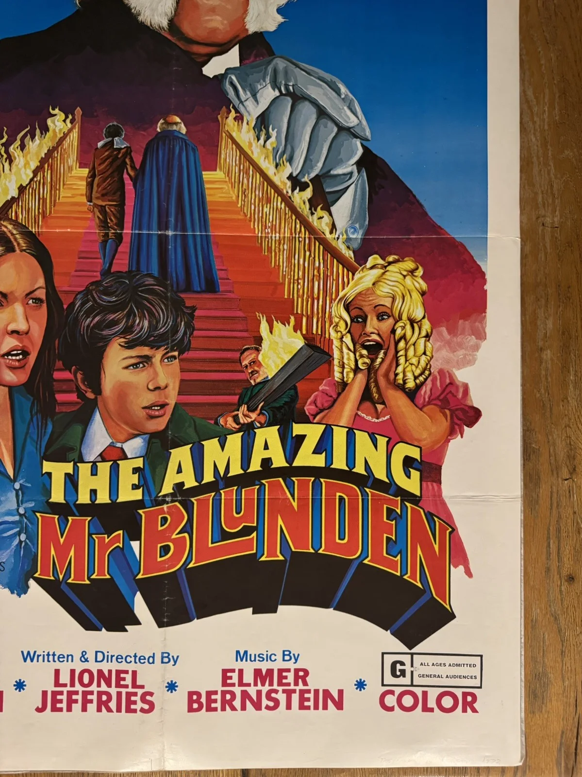 The Amazing Mr Blunden 1972 Original 27x41" US One Sheet Movie Poster, изображение 2