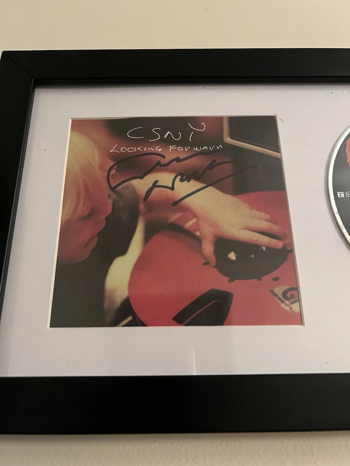Graham Nash Autographed CD Framed And Matted Crosby Stills Nash CSN CSNY, изображение 2