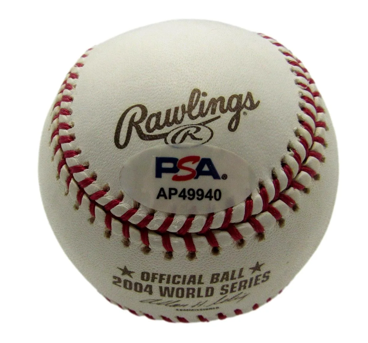 Stephen King Author Signed/Autographed 2004 World Series Baseball PSA/DNA 203509, изображение 2