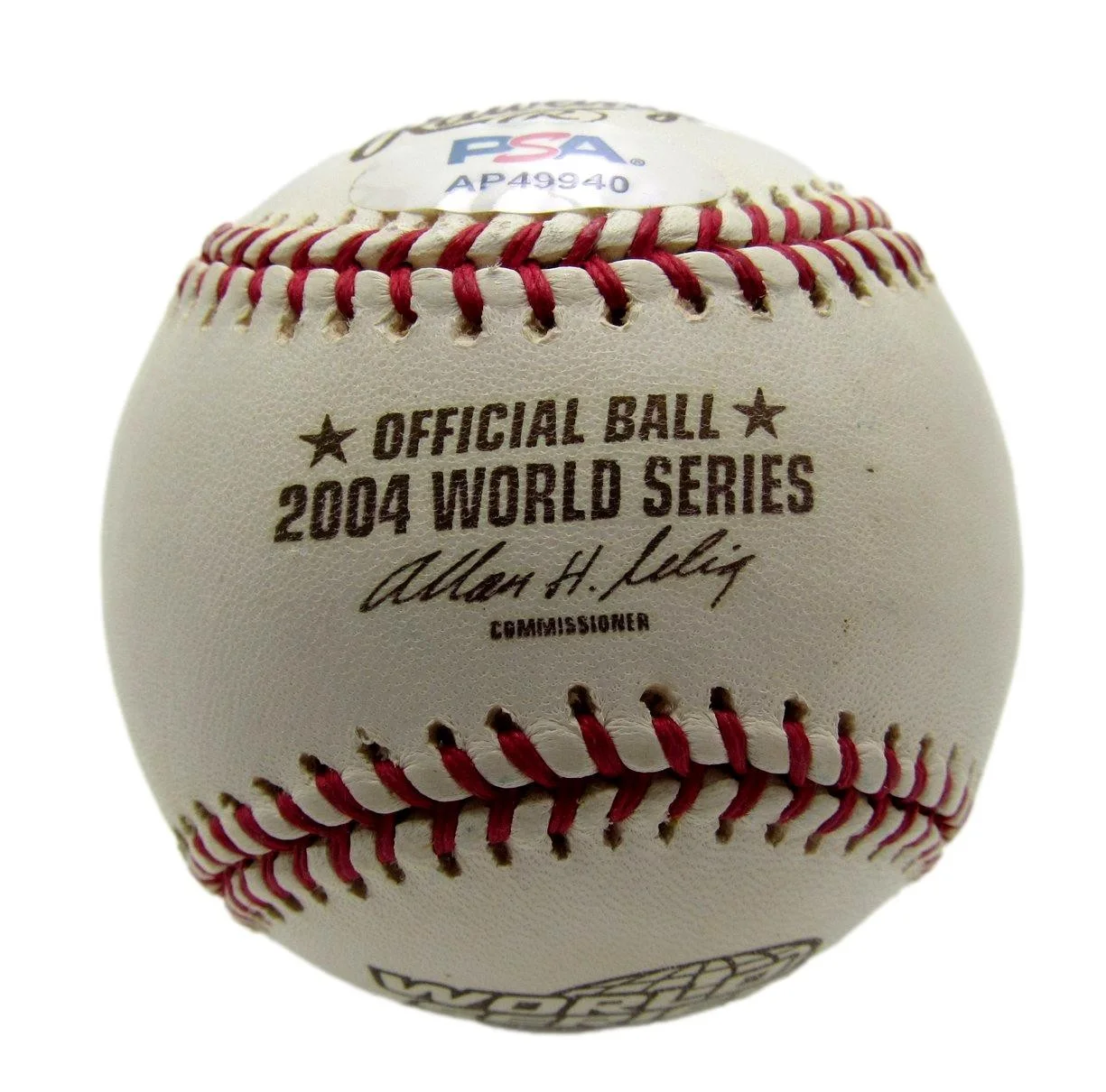Stephen King Author Signed/Autographed 2004 World Series Baseball PSA/DNA 203509, изображение 3