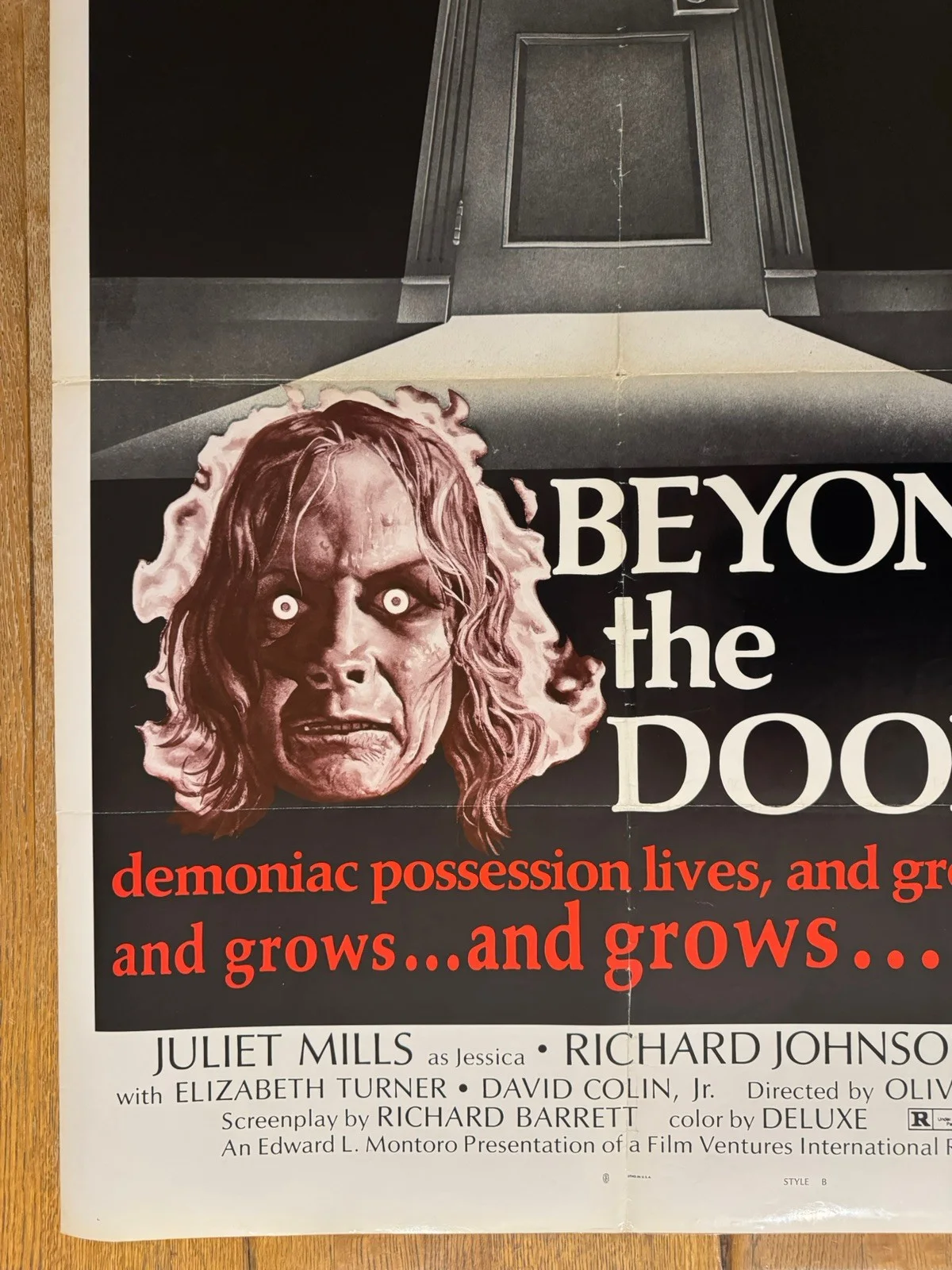 Beyond The Door 1974 Original 27x41" US One Sheet Movie Poster, изображение 2