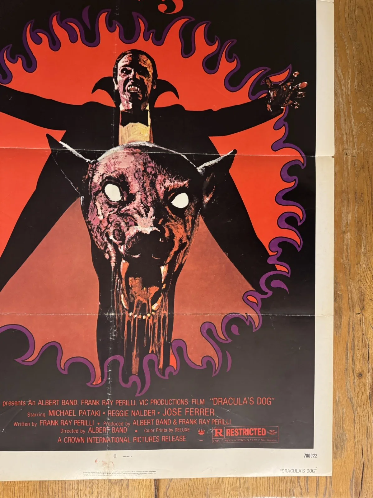 Dracula’s Dog 1978 Original 27x41" US One Sheet Movie Poster, image 3