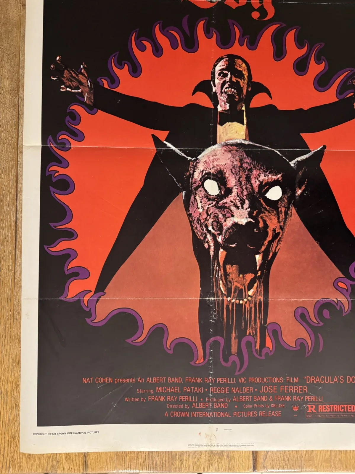 Dracula’s Dog 1978 Original 27x41" US One Sheet Movie Poster, image 5