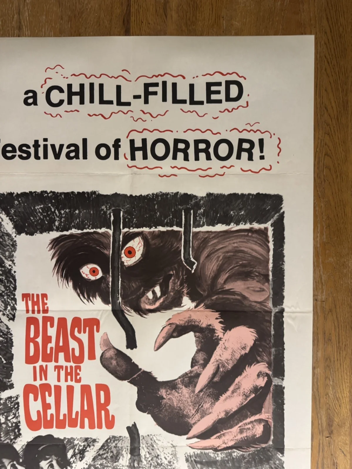 Beast In The Cellar 1971 Original 27x41" US One Sheet Movie Poster, image 4
