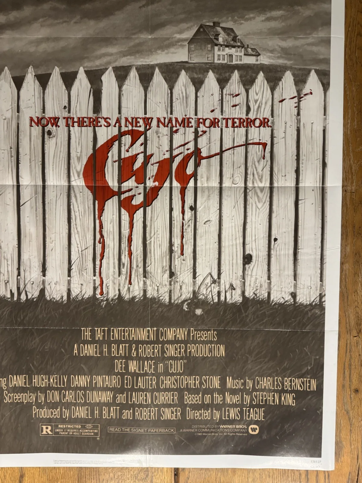 Cujo 1983 Original 27x41" US One Sheet Movie Poster, image 2
