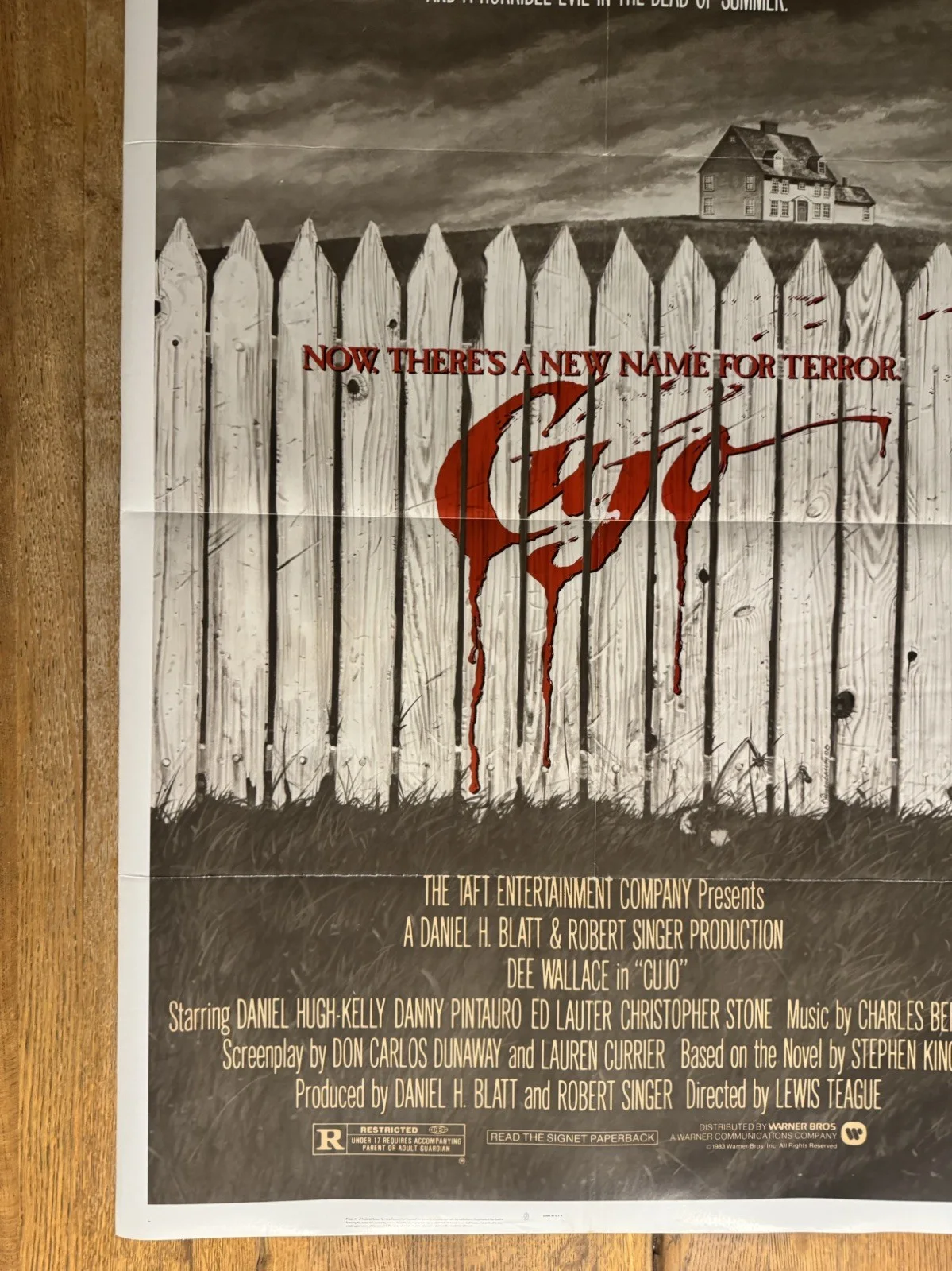 Cujo 1983 Original 27x41" US One Sheet Movie Poster, image 4