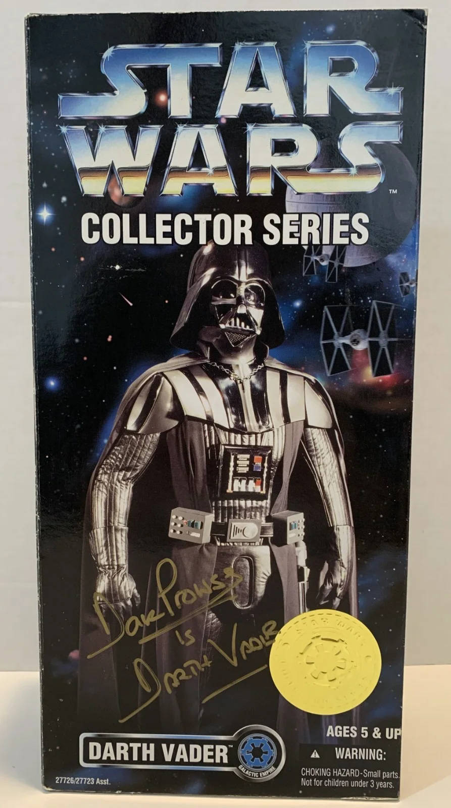 David Prowse — NEW Kenner 12" Collector Series Darth Vader Signed By Dave Prowse JSA COA ~1996, изображение 2