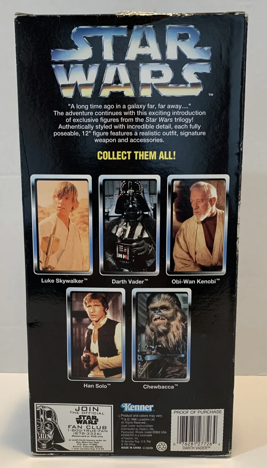 David Prowse — NEW Kenner 12" Collector Series Darth Vader Signed By Dave Prowse JSA COA ~1996, изображение 5