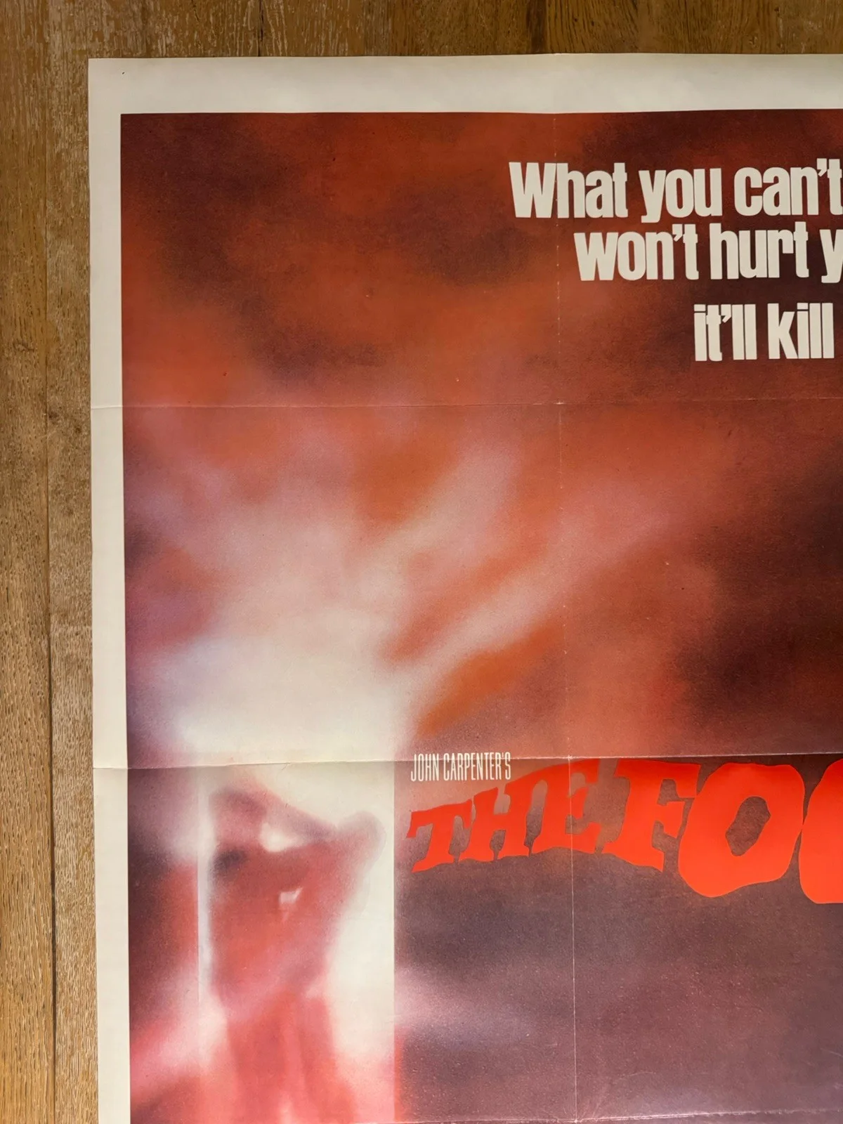 The Fog 1979 Original 27x41" US One Sheet Movie Poster, image 2