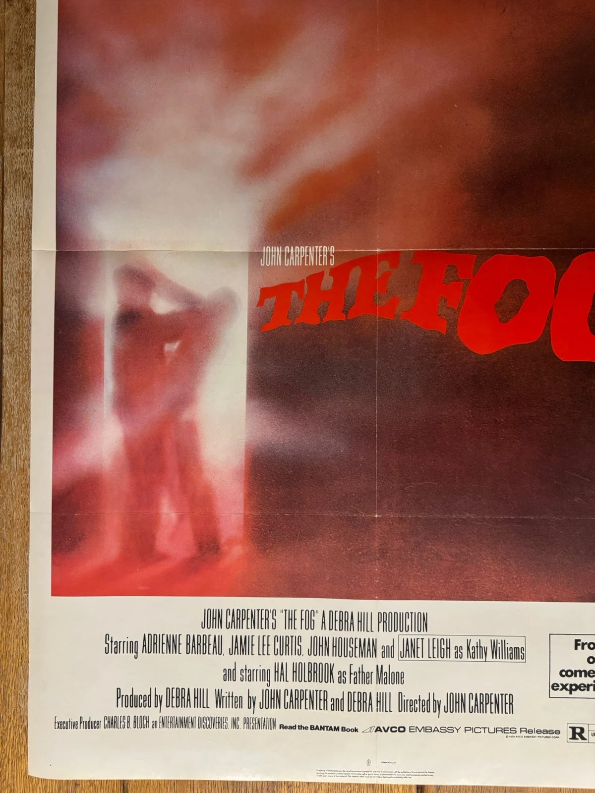 The Fog 1979 Original 27x41" US One Sheet Movie Poster, image 3